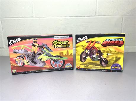 NIB Vintage K'NEX Street Scorchers and Speed Bikes