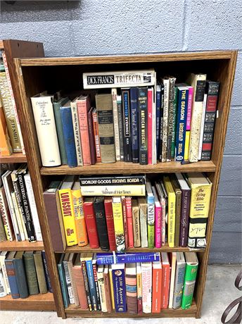 Bookcase w/ Books Lot 2
