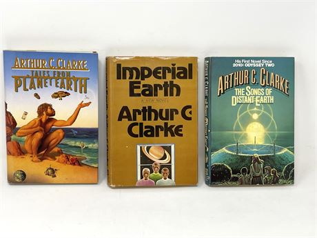 Arthur C. Clarke Books Lot 4