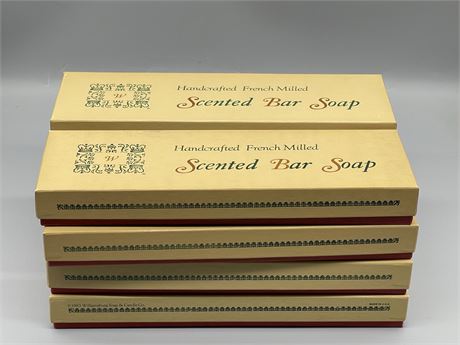 Eight (8) Boxes of Scented Bar Soap