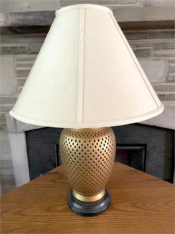 Gold Ceramic Table Lamp