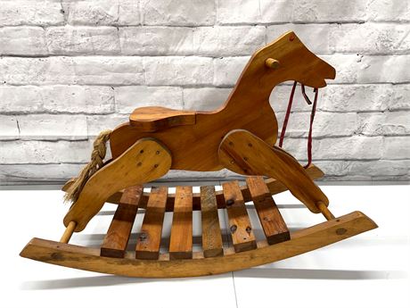 Horse Wood Rocking Horse