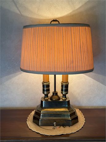 Brass Bouilotte-Style Table Lamp