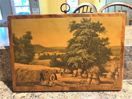 Currier and Ives "The Wheat Field"