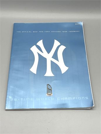 Official 2001 New York Yankees Yearbook