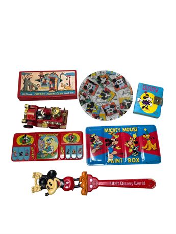 Vintage Mickey Mouse Collectibles Lot 1