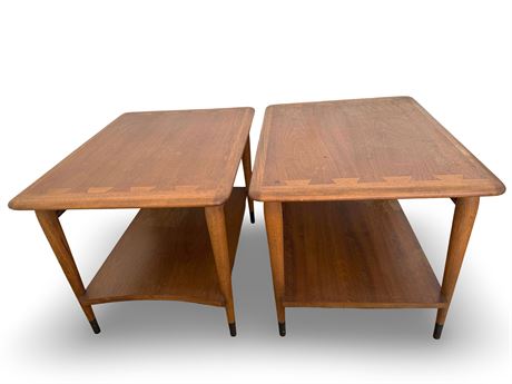 1960s Midcentury Lane Acclaim Dovetail End Tables