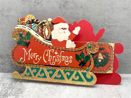 Fun World Carboard Santa Sleigh