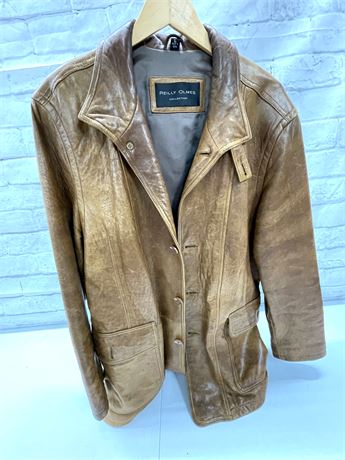 Reilly Olmes Brown Leather Jacket