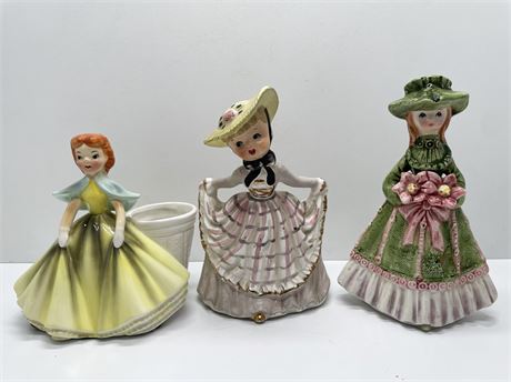 Three Porcelain Ladies