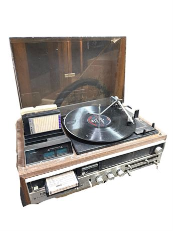 Vintage Sanyo Quad 4-Channel Stereo System