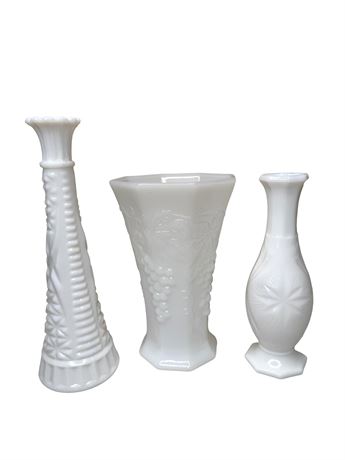 Milk Glass Vases