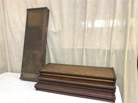 Antique Barrister Bookcase Tops