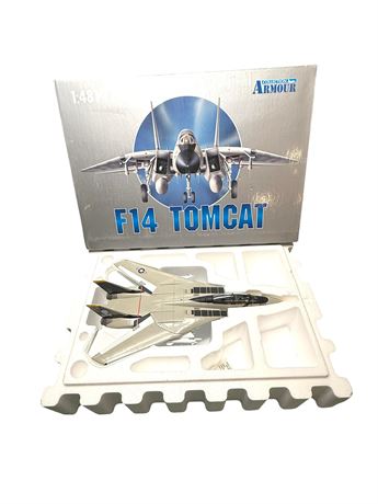 Metal Armour Franklin Mint F-14 Tomcat U.S. Navy Jolly Rogers Diecast Plane