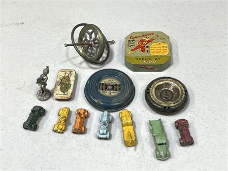 Captain Marvel Dime Bank and Other Toys