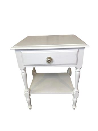 Solid Wood One-Drawer Stand