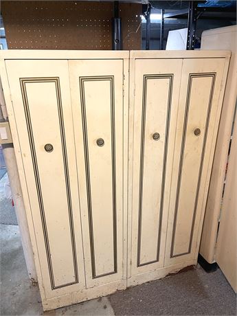 Two (2) Metal Storage Cabinets