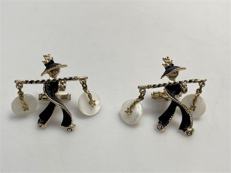 1950s Modernist Ballerina Pins