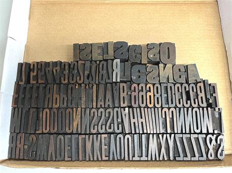 Letterpress Wood Printing Blocks