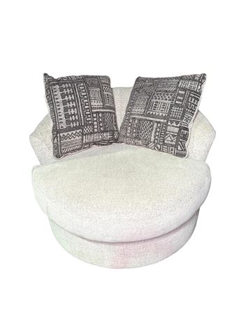 Ashley Furniture Swivel Barrel Chair