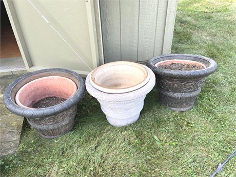 Large Exterior Planters