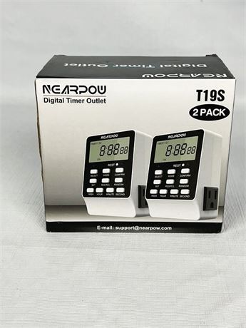 Nearpow Digital Timer Outlets