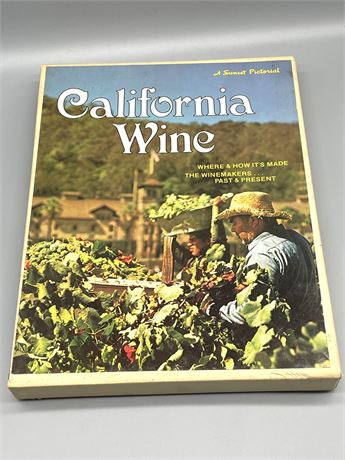FIRST EDITION "California Wine"