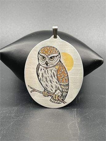 Reed & Barton Owl Pendant