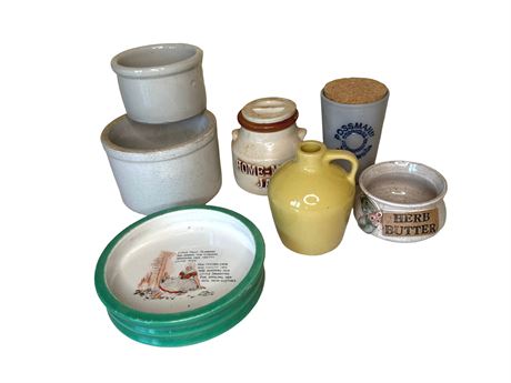 Stoneware and Pottery Kitchen Lot