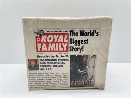 SEALED The Royal Family Trading Cards