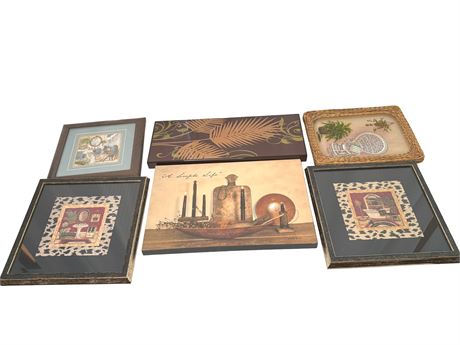 Decorative Wall Art Lot 1