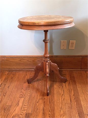 Antique Maple Oval Table