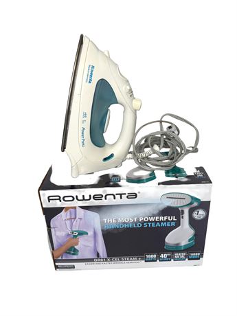 Rowenta Handheld Steamer and Iron