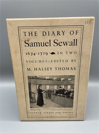 FIRST PRINTING Diary of Samuel Sewall