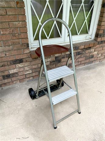 Aluminum Rolling Step Ladder