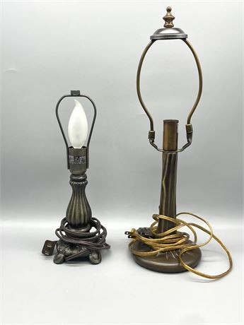 Metal Table Lamps Lot 2
