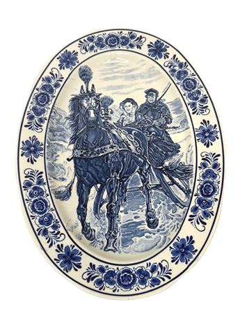 Vintage Delft Wedding Royal Sphinx Wedding Platter