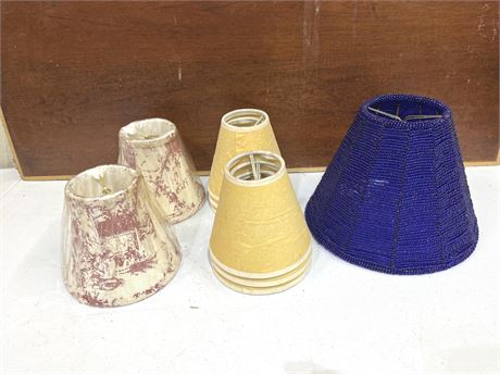 Vintage Lamp Shades Lot 12