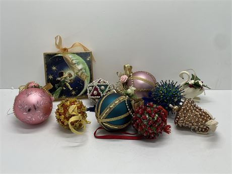 Vintage Christmas Ornaments Lot 3