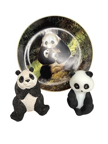 Decorative Panda Lot including Fenton