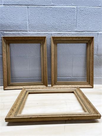 Large Hand Carved Wood Frames