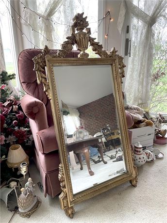 Carolina Mirror Co. Gold Gilt Mirror