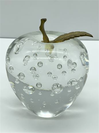 Large Apple Paperweight