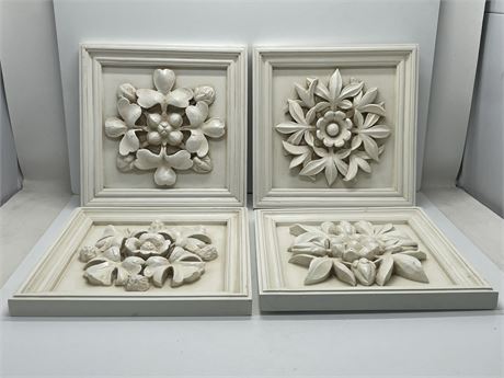 Floral Wood Wall Decoratives