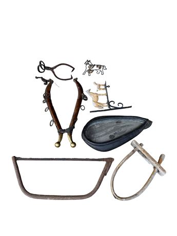 Vintage Horse/Farm Decoratives