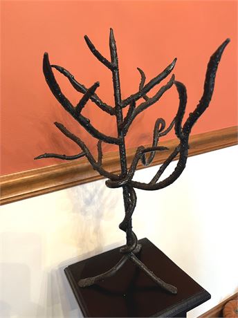 Wrought Iron Metal Tree Display