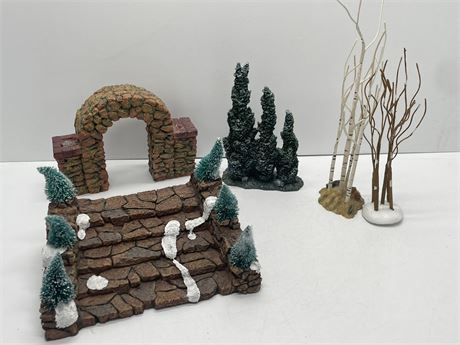 Christmas Village Landscaping