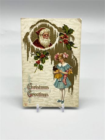 Antique Christmas Postcard Lot 1