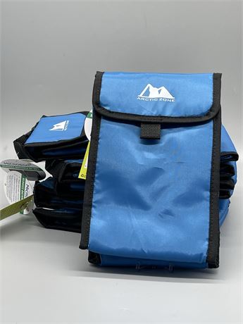 Six (6) Artic Zone Insulated Lunch Bags