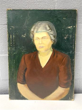Portrait Oil on Board